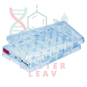 Placa de cultivo celular 24 pocillos fondo plano superficie estándar TC Tested