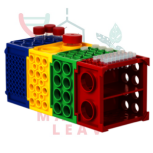 GRADILLA DE POLIPROPILENO (PP) 12 x 8 PARA TUBOS Ø 4–30 mm