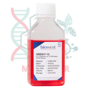 DMEM–F12 con L-Glutamina y 15 mM HEPES para Cultivo Celular