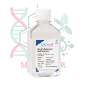 HBSS con Calcio y Magnesio con Bicarbonato de Sodio sin Rojo de Fenol